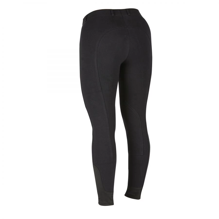 Saxon Women's Knee Patch Pull On Schooling Breeches 5 Saxon Women's Knee Patch Pull On Schooling Breeches - Image 3