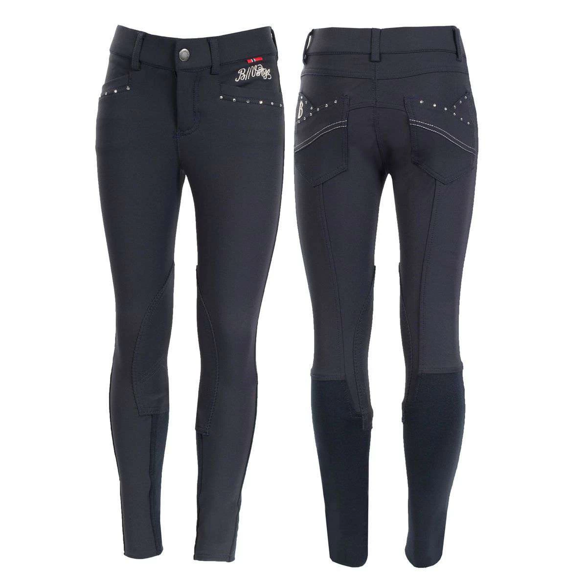 B Vertigo Olivia Girls Silicone Full Seat Breeches 4 B Vertigo Olivia Girls Silicone Full Seat Breeches - Image 2