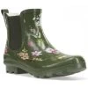 Western Chief Women's Tranquil Floral Chelsea Ankle Rain Boot- Olive (7, 8, 9, 10, 11) -Equestrian Clothing Store 174088336 1