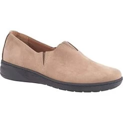 David Tate Women's Adele Taupe Slip On Loafers