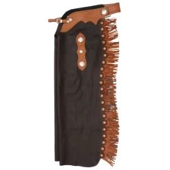 Tough 1 Premium Smooth Leather Custom Cowboy Cutting Chaps
