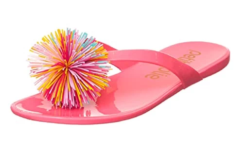 Petite Jolie Lucky Pom Pom Girls Flip Flops 5 Petite Jolie Lucky Pom Pom Girls Flip Flops - Image 3