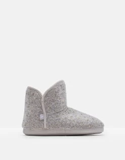 Joules Cabin Bootie Slippers With Hard Sole -Equestrian Clothing Store 204299 Grey 1