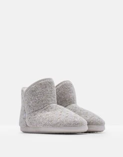 Joules Cabin Bootie Slippers With Hard Sole -Equestrian Clothing Store 204299 Grey 2