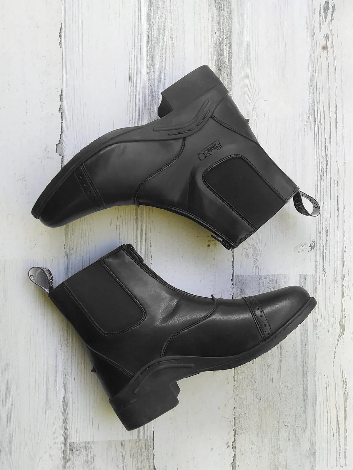 BasEQ Alexis Children's Zip-Up Equestrian Riding Paddock Boots 7 BasEQ Alexis Children's Zip-Up Equestrian Riding Paddock Boots - Image 5