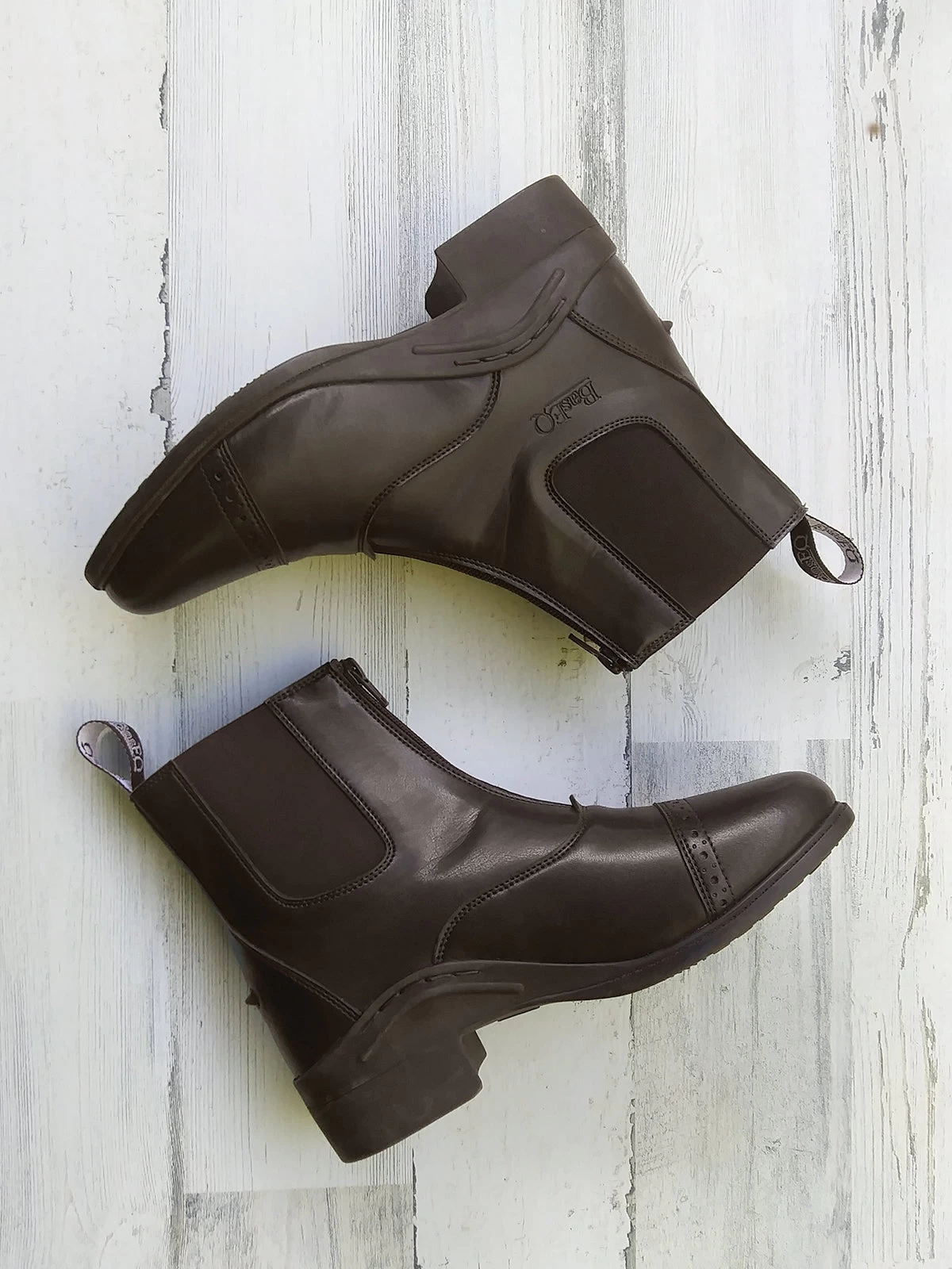 BasEQ Alexis Children's Zip-Up Equestrian Riding Paddock Boots 8 BasEQ Alexis Children's Zip-Up Equestrian Riding Paddock Boots - Image 6