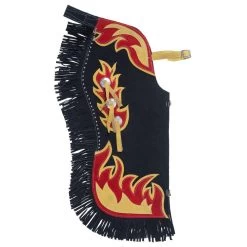 Tough 1 Premium Youth Chaps With Horse And Flame