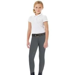 Ovation Children's AeroWick Silicone Knee Patch Tight (Plus) -Equestrian Clothing Store 2JnDfG