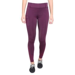 Toggi Senner Fleece Lined Riding Tights Ladies Silicone Print Thigh Pocket Full Seat Warm Winter Joggers -Equestrian Clothing Store 2vpy3w