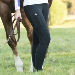 Irideon Kids' Bending Line Tights 12 Irideon Kids' Bending Line Tights -Equestrian Clothing Store 30 3450 BK z 01