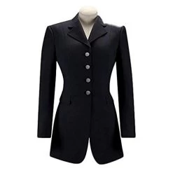 RJ Classics Ladies Essential Washable Dressage Coat Black