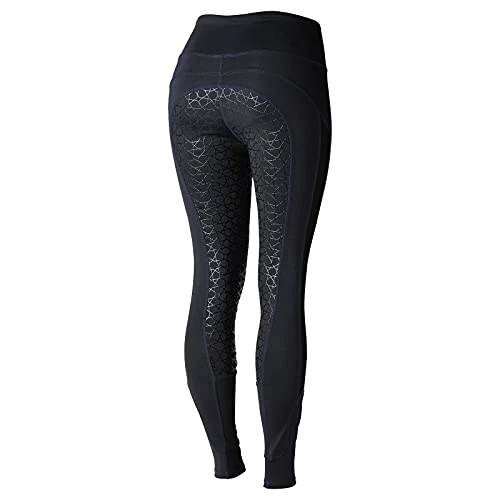 Horze Women's Iris Full Seat Tights - Mesh Inserts 6 Horze Women's Iris Full Seat Tights - Mesh Inserts - Image 4