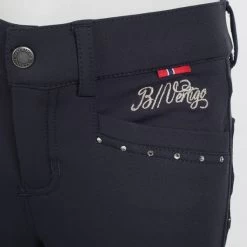 B Vertigo Olivia Luxury Women's Self Patch Breeches -Equestrian Clothing Store 36228 VDB 2 web Detail