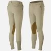 B Vertigo Sander Men's Leather Knee Patch Breeches