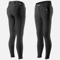 Horze Men's Grand Prix Knee Patch Breeches - Silicone Grip