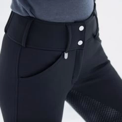 Horze Women's Grand Prix Full Seat Breeches - Thermo Softshell -Equestrian Clothing Store 36608 BL 11