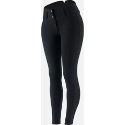 Horze Daniela Women's Leather Knee Patch Breeches 11 Horze Daniela Women's Leather Knee Patch Breeches -Equestrian Clothing Store 36621 BL 2