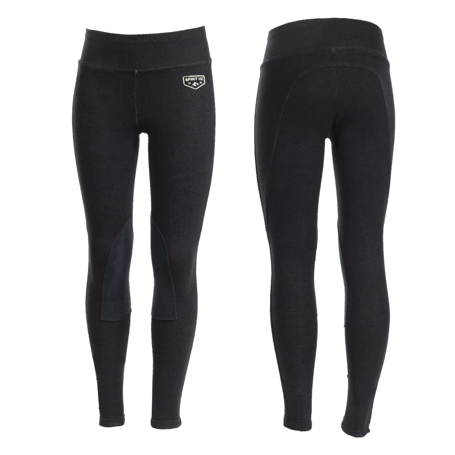Horze Spirit Kids Active Knee Patch Tights 4 Horze Spirit Kids Active Knee Patch Tights - Image 2