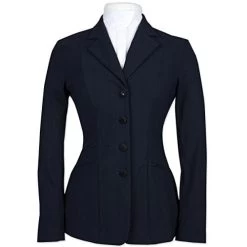 RJ Classics Ladies Navy Stripe Soft Shell Washington Coat Navy