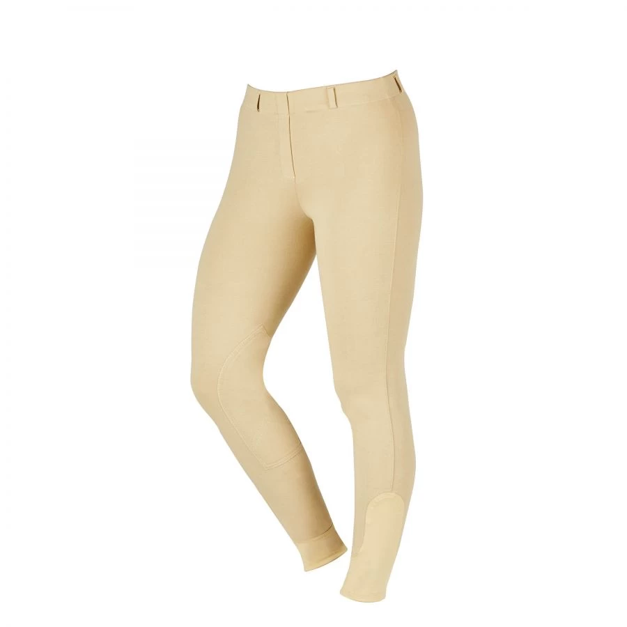 Saxon Women's Knee Patch Pull On Schooling Breeches 3 Saxon Women's Knee Patch Pull On Schooling Breeches