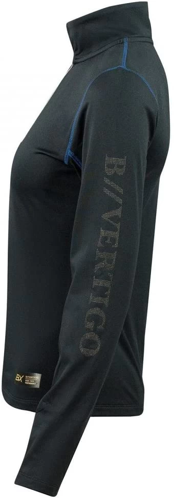 B Vertigo Roxane Women's Long Sleeve Zip Polo Technical Shirt 14 B Vertigo Roxane Women's Long Sleeve Zip Polo Technical Shirt - Image 12