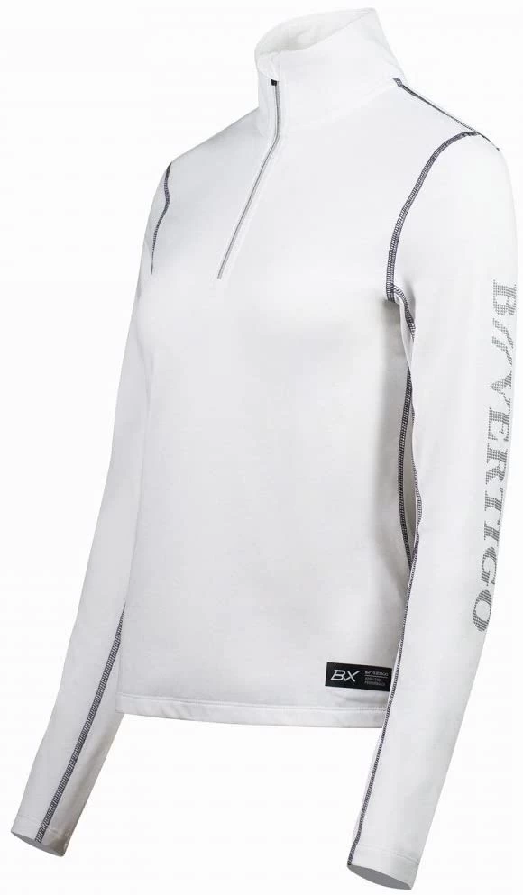 B Vertigo Roxane Women's Long Sleeve Zip Polo Technical Shirt 5 B Vertigo Roxane Women's Long Sleeve Zip Polo Technical Shirt - Image 3