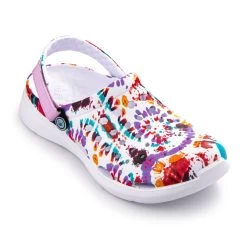 Joybees Modern Clog -Equestrian Clothing Store 5207430 White Spiral Tie Dye