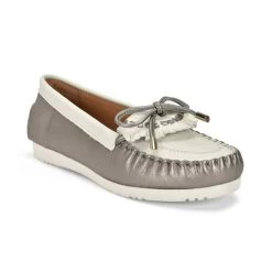 Five Tribe Women's Memorable Leather/Suede Moccasin Loafer Sizes 7-10