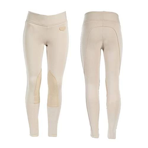Horze Active Kids Knee Patch Winter Tights 3 Horze Active Kids Knee Patch Winter Tights