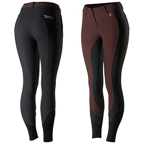 Horze Kiana Women's Self Patch Riding Breeches 8 Horze Kiana Women's Self Patch Riding Breeches - Image 6