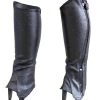 BasEQ Ella Adult's Patent Panel Half Chaps 2 BasEQ Ella Adult's Patent Panel Half Chaps -Equestrian Clothing Store 5R5K8i