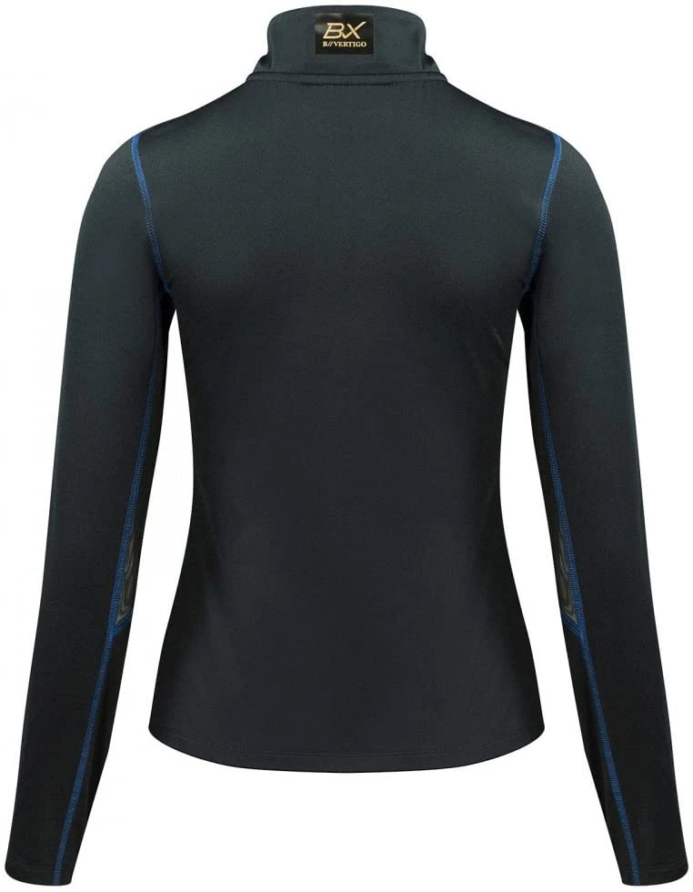 B Vertigo Roxane Women's Long Sleeve Zip Polo Technical Shirt 13 B Vertigo Roxane Women's Long Sleeve Zip Polo Technical Shirt - Image 11