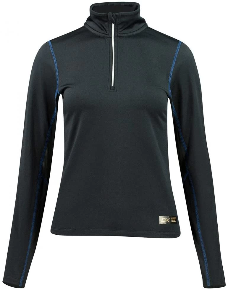 B Vertigo Roxane Women's Long Sleeve Zip Polo Technical Shirt 12 B Vertigo Roxane Women's Long Sleeve Zip Polo Technical Shirt - Image 10