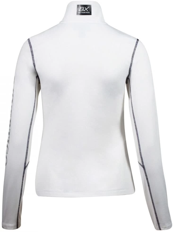 B Vertigo Roxane Women's Long Sleeve Zip Polo Technical Shirt 4 B Vertigo Roxane Women's Long Sleeve Zip Polo Technical Shirt - Image 2