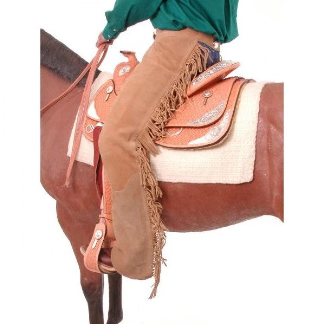 Tough 1 Suede Equitation Chaps 5 Tough 1 Suede Equitation Chaps - Image 3