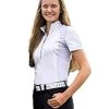 FITS Ladies Half Zip Short Sleeved Riding Shirt -Equestrian Clothing Store 665295