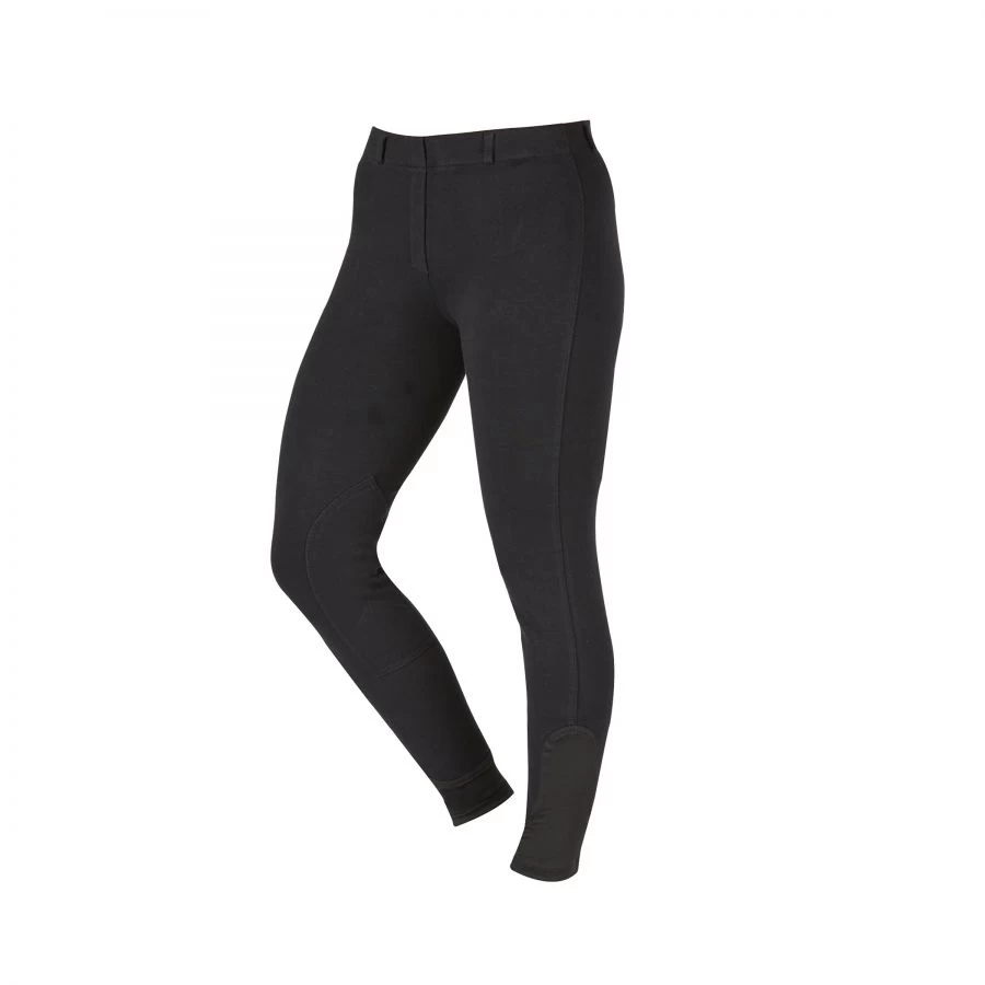 Saxon Women's Knee Patch Pull On Schooling Breeches 4 Saxon Women's Knee Patch Pull On Schooling Breeches - Image 2