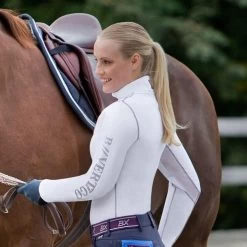 B Vertigo Roxane Women's Long Sleeve Zip Polo Technical Shirt 21 B Vertigo Roxane Women's Long Sleeve Zip Polo Technical Shirt -Equestrian Clothing Store 71RAlbmtpdL. AC SL1000