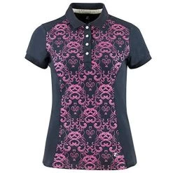 Horze Natalie Women's Stretch Scroll Style Print Polo Shirt -Equestrian Clothing Store 7499a486 b8f9 402d 8599 be36077032fd