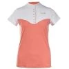 B Vertigo, Alessie Women's Competition Shirt, Bright White/Deep Coral/Pink -Equestrian Clothing Store 74f95ffc 75f5 4849 b49d c410dff08917
