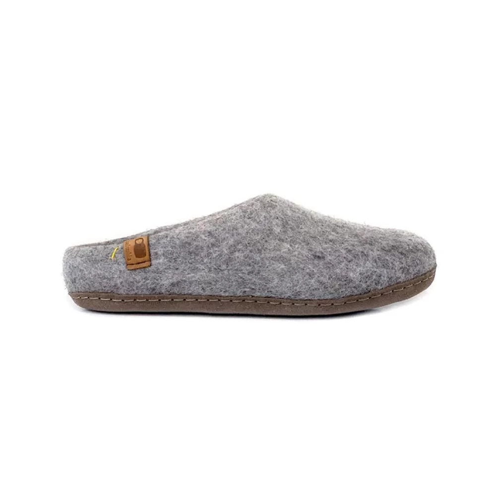 Baabushka Wool Slipper With Leather Sole 4 Baabushka Wool Slipper With Leather Sole - Image 2