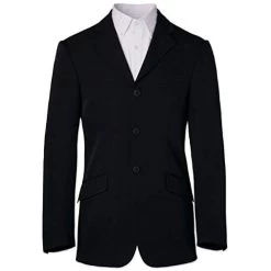 RJ Classics Men's Black Soft Shell Tri Show Coat Black