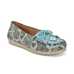 Five Tribe Women's Peaceful Leather/Suede Moccasin Loafer Sizes 7-9.5