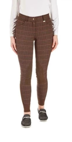 Toggi Ladies Bashkir Checked Breeches -Equestrian Clothing Store 783757