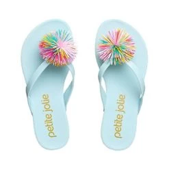 Petite Jolie Lucky Pom Pom Women's Flip Flops -Equestrian Clothing Store 78e978f8 0d67 4024 97d6 0c332de48d77
