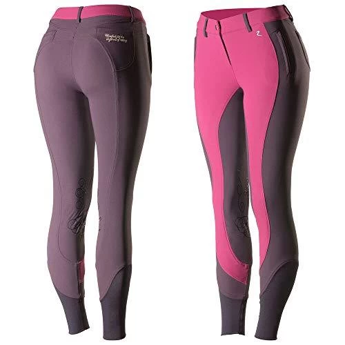 Horze Kiana Women's Knee Patch Breeches 11 Horze Kiana Women's Knee Patch Breeches - Image 9