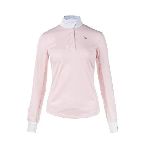 HORZE Blaire Ladies UV Ice Fit Long Sleeve Show Shirt 4 HORZE Blaire Ladies UV Ice Fit Long Sleeve Show Shirt - Image 2