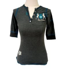 Alp N Rock Ladies Born To Ride Henley