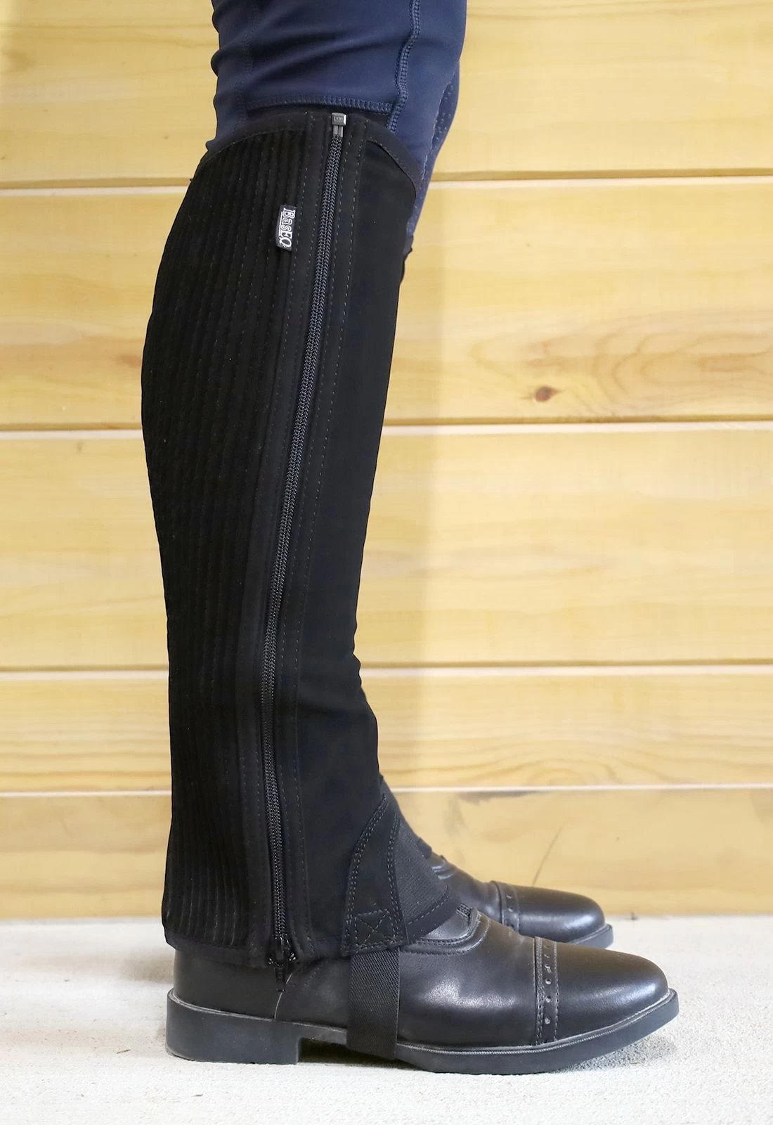 BasEQ Mia Children’s Synthetic Nubuck Half Chaps 6 BasEQ Mia Children’s Synthetic Nubuck Half Chaps - Image 4