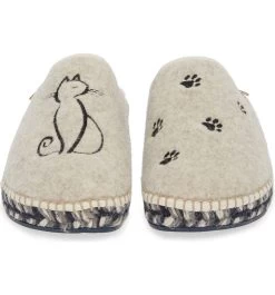 Toni Pons Mysen Faux Fur Lined Espadrille Slipper Cat -Equestrian Clothing Store CatEcru5